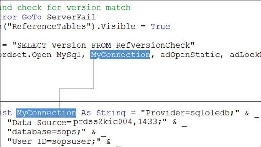 Pulse Mayús + F2 en una función o nombre de la variable que se adopten para ello.