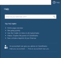 9 Partes de la página principal de la compañía en línea de QuickBooks