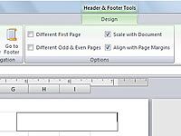 Adición de un encabezado estándar o pie de página en Excel 2007