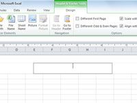 Adición de un encabezado estándar o pie de página en Excel 2010