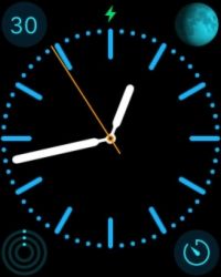 Reloj de Apple's built-in watch faces