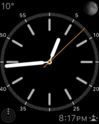 Reloj de Apple's built-in watch faces