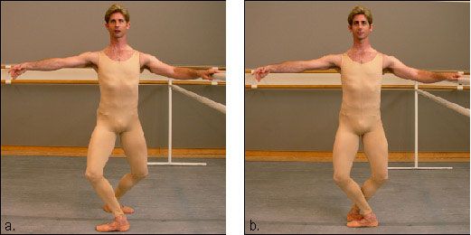 Movimientos de ballet: demi-pli s