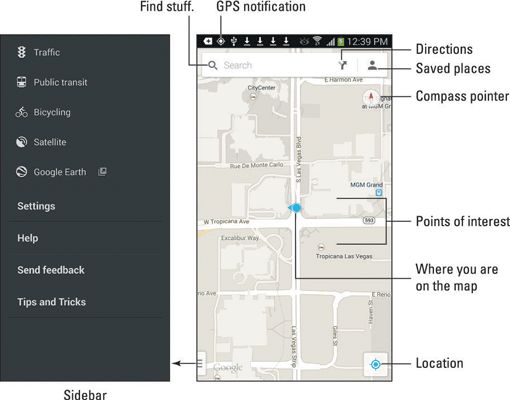 ���� - Fundamentos del mapa aplicación de su Galaxy Note de Samsung de 3