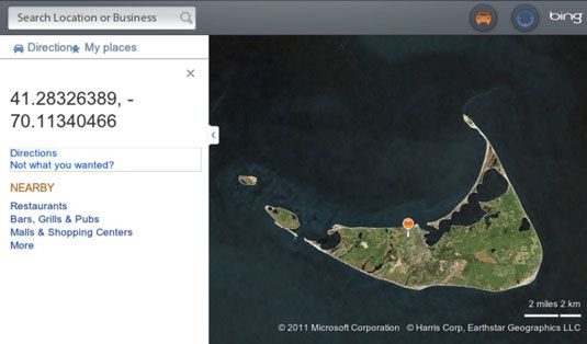 ���� - Mapas de Bing en tu blackberry playbook