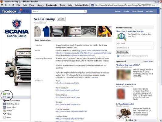 La construcción de una página de negocio de Facebook