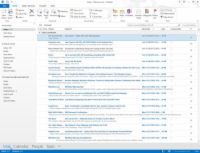 ���� - Cambiar la apariencia del panel de lectura de Outlook 2013