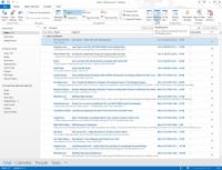 Cambiar la apariencia del panel de lectura de Outlook 2013