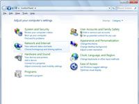 Cambiar la configuración de conexión grupo en el hogar en una red principal de Windows 7
