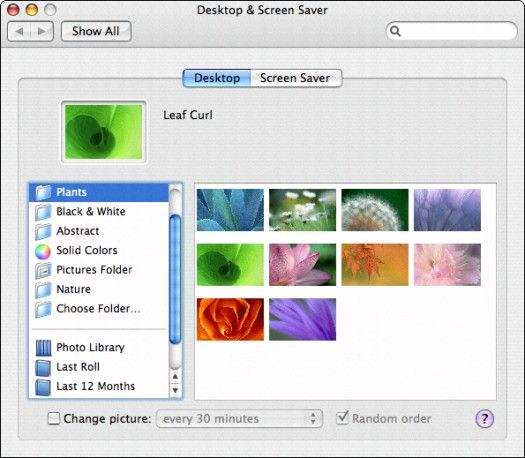 Cambiar el fondo de escritorio en Mac OS X