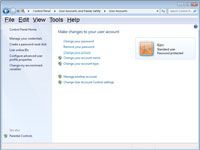 Cambio de imagen de su cuenta en una red principal de Windows 7