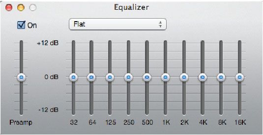 Llevar a cabo pruebas de rendimiento en un ecualizador gráfico de audio