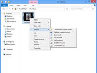 Copiar o mover archivos y carpetas en Windows 8