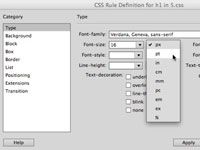 Crear una nueva hoja de estilos en el panel Estilos CSS