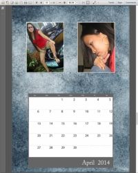 Crear un calendario de fotos en Photoshop Elements