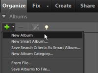 Crear un álbum en Photoshop Elements 10