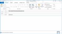 Crear un mensaje de correo electrónico desde la lista de contactos de Outlook 2013