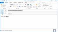 Crear un mensaje de correo electrónico desde la lista de contactos de Outlook 2013