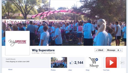 Peluca Superstore's Facebook page.