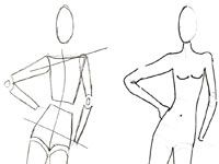 Dibujo de moda: cómo dibujar una figura básica