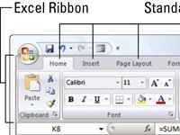 Encontrar comandos en las fichas de la cinta de Excel 2007