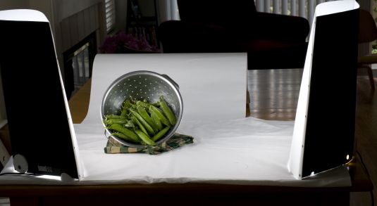 ���� - Depositar luces para fotografía de alimentos