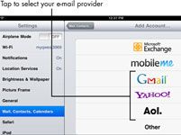 Para las personas mayores: Añade un e-mail al ipad 2
