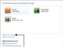 Para las personas mayores: crear una cuenta de usuario de Windows 7