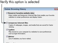 Para las personas mayores: eliminar archivos temporales de Internet en Internet Explorer