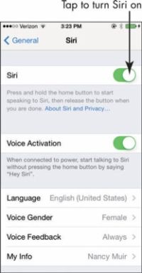 Para las personas mayores: cómo activar Siri en el iPhone 6