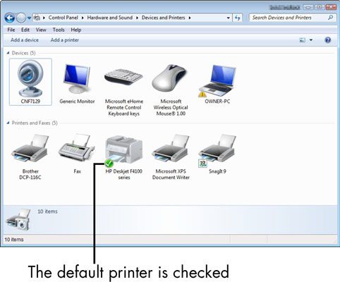 ���� - Para las personas mayores: cómo configurar una impresora predeterminada