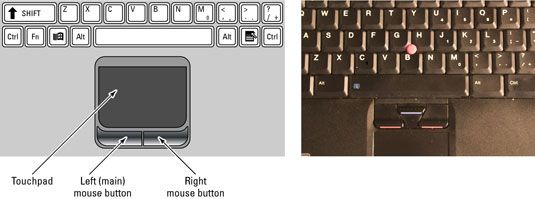 ���� - Para las personas mayores: cómo utilizar el touchpad, integrado en el ratón de su ordenador portátil