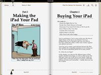 Para las personas mayores: leer un libro en el ipad 2