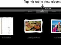 ���� - Para las personas mayores: ver un álbum de fotos en el iPad 2
