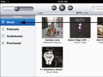 ���� - Para las personas mayores: ver la lista de audio en el ipad 2