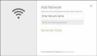 Generar un código de respuesta rápida para una red Wi-Fi abierta