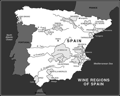 Las regiones vitivinícolas de España. [Crédito: & © Akira Chiwaki]