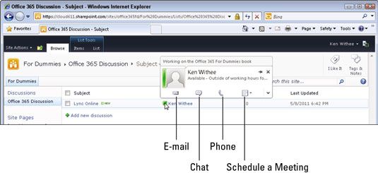 ���� - Yendo virtual con comunicaciones intuitivas con Lync Online