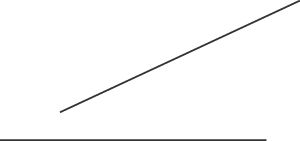Estos segmentos de línea Don't intersect, but they aren't parallel.