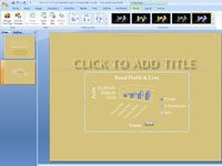 Cómo agregar un gráfico a una diapositiva de PowerPoint 2007 existente