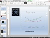 Cómo agregar un gráfico a un powerpoint 2013 diapositiva existente