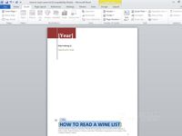 ¿Cómo añadir una portada a una palabra 2010 documentos