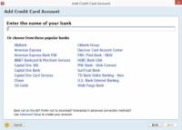 Cómo agregar una cuenta de tarjeta de crédito en Quicken 2015