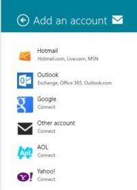 Cómo agregar una nueva cuenta a las ventanas 8.1 correo metro