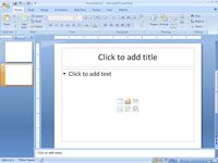 Cómo agregar una nueva diapositiva de PowerPoint 2007 con una carta a su presentación