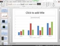 Cómo agregar una nueva diapositiva de PowerPoint 2013 con un gráfico