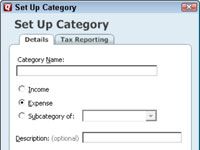 Cómo agregar un Quicken 2012 lista de categorías