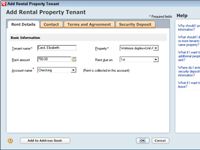 Cómo agregar una propiedad de alquiler y los inquilinos en Quicken 2010