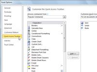Cómo agregar una macro de Excel 2010 a la barra de herramientas de acceso rápido
