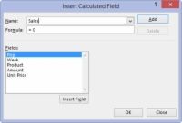 Cómo agregar campos calculados para pivotar tablas en Excel 2013